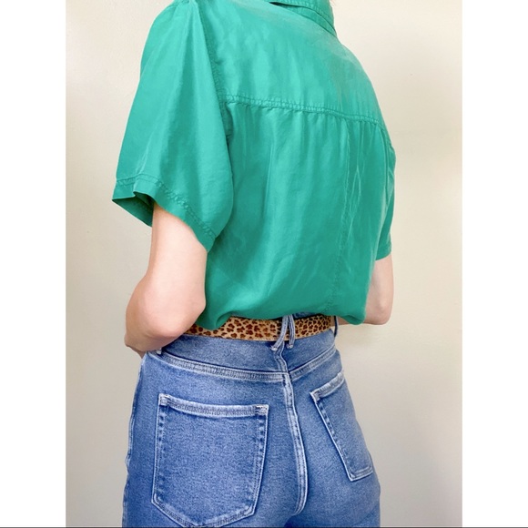 Vintage silk blouse - Picture 4 of 6